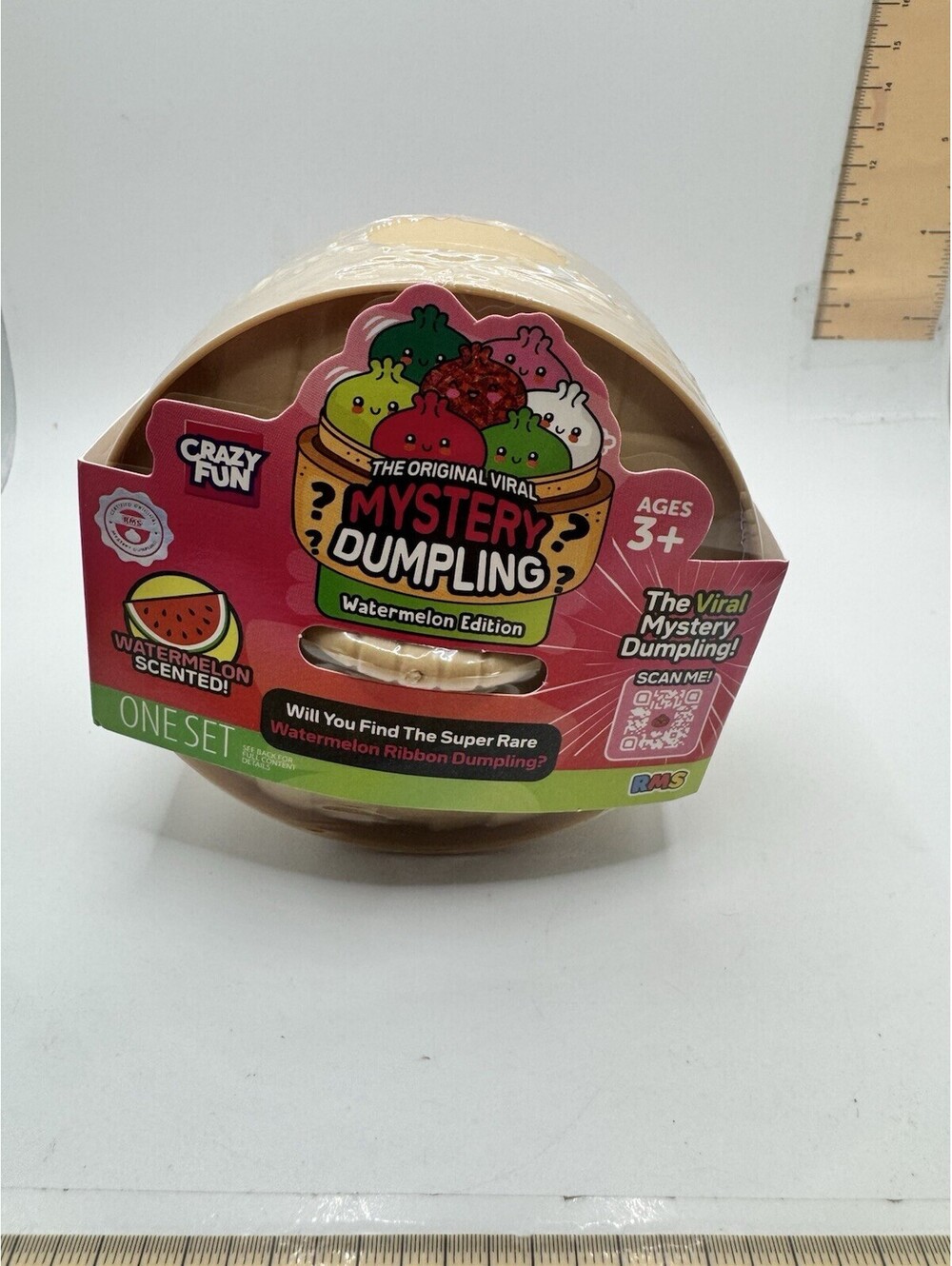 Authentic RMS Crazy Fun Mystery Dumpling Watermelon Scented Edition New Sealed